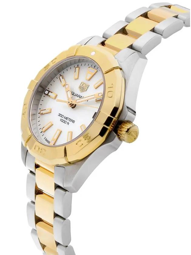 Aquaracer Date Quartz Watch Gold Silver - TAG HEUER - BALAAN 4