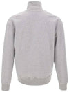 Fox Head Patch Half Zipper Sweatshirt Light Grey Melange - MAISON KITSUNE - BALAAN 4