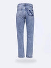 Men's Back Pocket V Logo Signature Denim Jeans - VALENTINO - BALAAN.