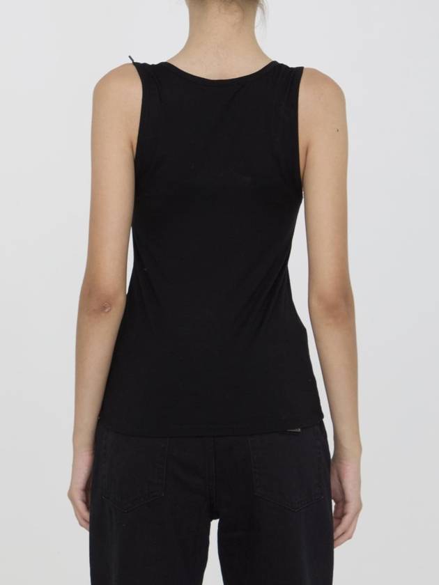 Women s Crew Neck Sleeveless Black - SAINT LAURENT - BALAAN 5