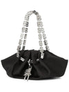 Kenny Satin Small Tote Bag Black - GIVENCHY - BALAAN 3