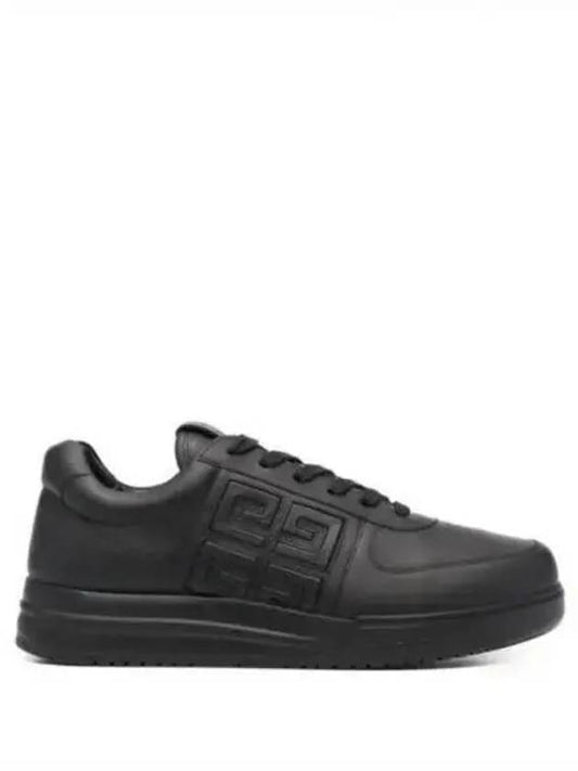 G4 Logo Calfskin Low Top Sneakers Black - GIVENCHY - BALAAN 2