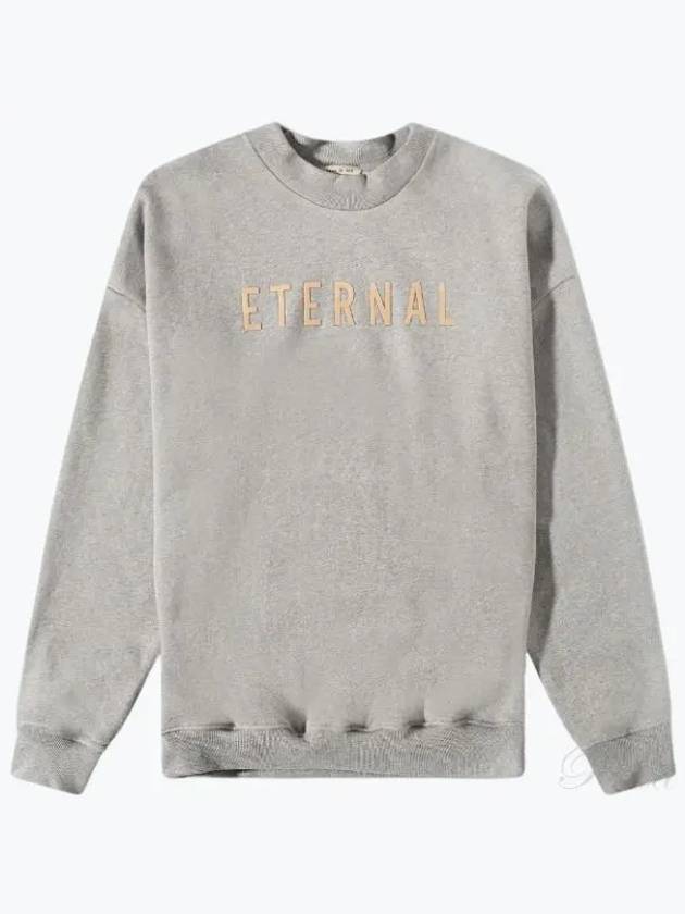 Men's Eternal ETERNAL Crew Neck Back Logo Sweatshirt Gray - FEAR OF GOD - BALAAN 2