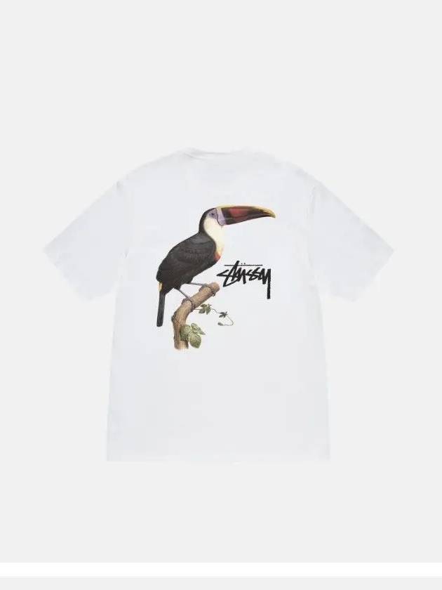 TOUCAN TEE WHITE - STUSSY - BALAAN 3