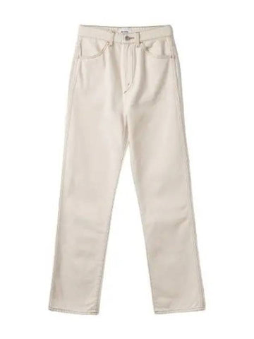 High rise straight denim pants beach jeans - RE/DONE - BALAAN 1