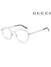 Eyewear Round Frame Silver Glasses - GUCCI - BALAAN 3