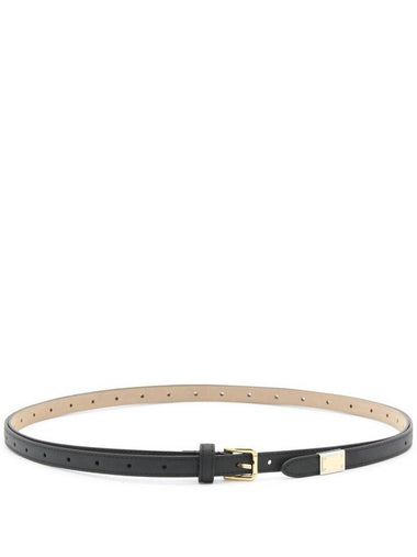 23 fw Black Leather Thin Belt BE1611A106580999 B0480738814 - DOLCE&GABBANA - BALAAN 1