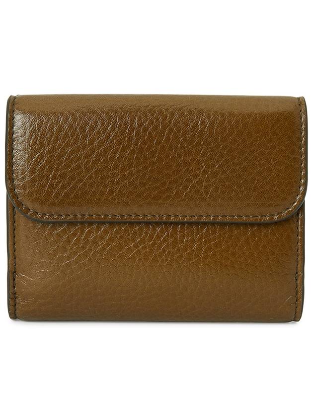 Logo Calfskin Half Wallet Brown - CHLOE - BALAAN 3