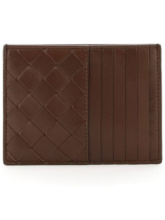 Intrecciato Card Wallet Brownie - BOTTEGA VENETA - BALAAN 1