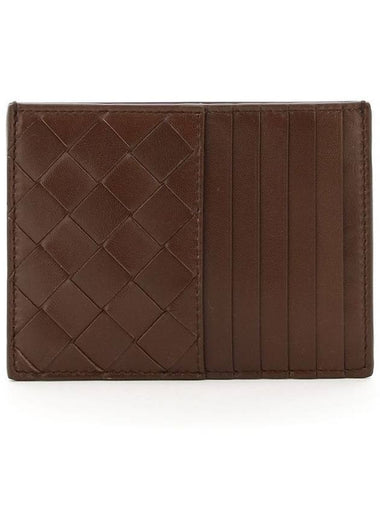 Intrecciato Card Wallet Brownie - BOTTEGA VENETA - BALAAN 1