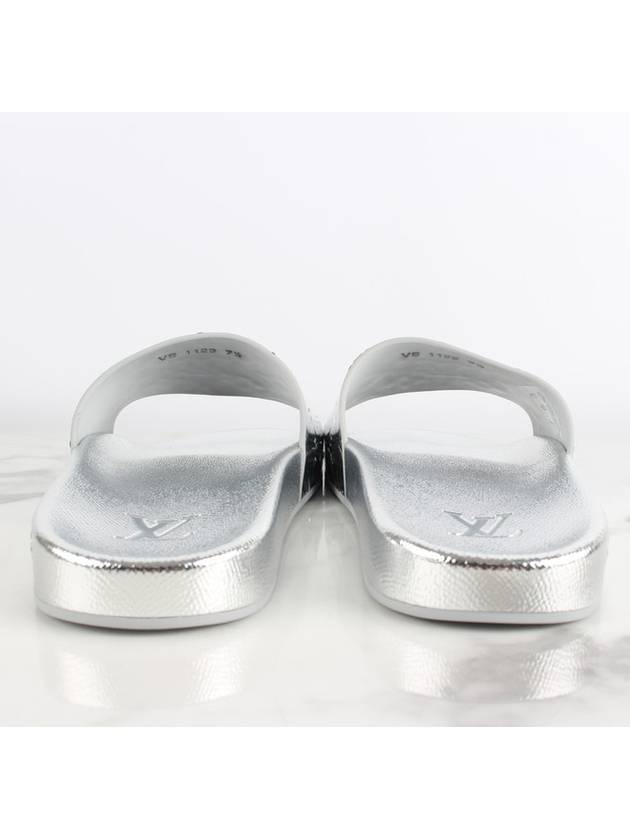 Waterfront Mule Silver 7 5 - LOUIS VUITTON - BALAAN 4