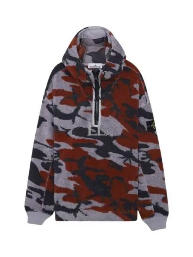 Heritage Camo Fleece Hoodie Camo Red - STONE ISLAND - BALAAN 2