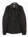 Diamond Quilted Thermoregulated Jacket Black - BURBERRY - BALAAN 3