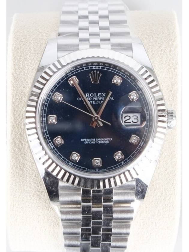 Datejust 41 Steel Blue Plate 10P 24 Years - ROLEX - BALAAN 1