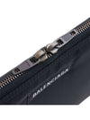 Men's Logo Patch Clutch Bag Black - BALENCIAGA - BALAAN.