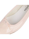Women's Cendrillon Leather Ballerinas Flat Glossy Pink - REPETTO - BALAAN 8