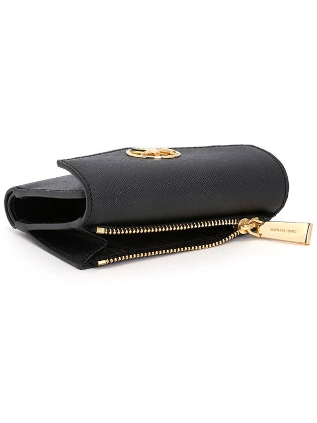 Saffiano Envelope Bicycle Wallet Black - MICHAEL KORS - BALAAN.