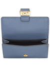 FF Baguette Flap Card Wallet Blue - FENDI - BALAAN 7