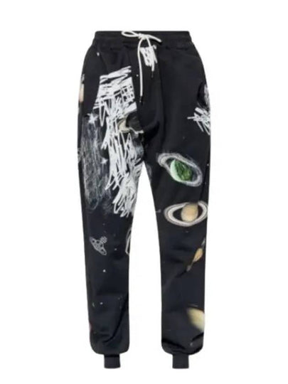 Drunken Logo Print Track Pants Planets - VIVIENNE WESTWOOD - BALAAN 2