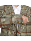 Men's Check Jacket Beige - VIVIENNE WESTWOOD - BALAAN 11