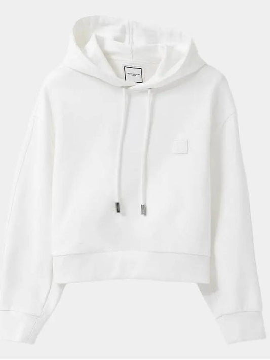 Women s Luminous Jellyfish Back Logo Hooded Sweatshirt White M241TS35732W - WOOYOUNGMI - BALAAN 2