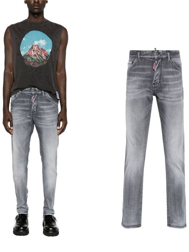 Cool Guy Distressed Skinny Jeans Black - DSQUARED2 - BALAAN 2