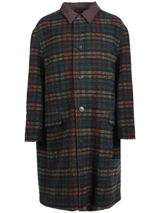 Men's Kinston Check Reversible Single Coat Black - ISABEL MARANT - BALAAN 3