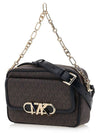 Parker Medium Logo Cross Bag Black Brown - MICHAEL KORS - BALAAN 3