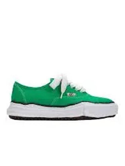 Baker OG Sole Canvas Low Top Sneakers Green - MIHARA YASUHIRO - BALAAN 2