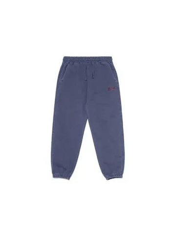 KODAK Apparel Essential Pigment Dying Small Logo Jogger Pants BLUE - KODO - BALAAN 1