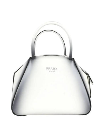 Brushed Supernova Hand Shoulder Bag White - PRADA - BALAAN 1