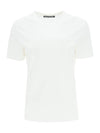 Face Patch Short Sleeve T-Shirt White - ACNE STUDIOS - BALAAN 1