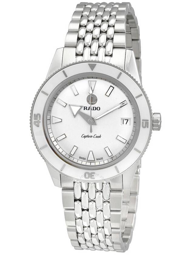 Rado Captain Cook Automatic White Dial Ladies Watch R32500013 - RADO - BALAAN 1