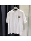 Men s Metallerie au Ca Crew Neck Pattern T Shirt White - HERMES - BALAAN 4