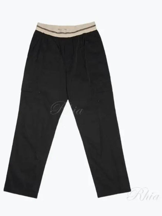 Logo Band Pull-On Track Pants Black - HELMUT LANG - BALAAN 2