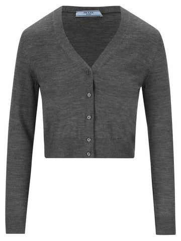 Prada Sweaters Grey - PRADA - BALAAN 1