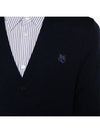 Maison Kitsune Bold Fox Head Patch Men s Wool Cardigan MM00509 P476 - POLO RALPH LAUREN - BALAAN 5