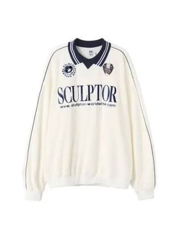 Velor Soccer Jersey White - SCULPTOR - BALAAN 1