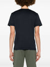 Logo Patch Short Sleeves T-Shirt Navy - STONE ISLAND - BALAAN 4