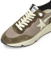 Running Sole Mesh Low Top Sneakers Olive Green - GOLDEN GOOSE - BALAAN 9