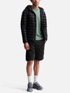 Loom Woven Chamber Down Padded Jacket Black - STONE ISLAND - BALAAN 9