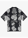 Men's Viscose Short Sleeve Shirt Black - VALENTINO - BALAAN 2