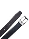 Reversible Leather Belt Black Hickory - SALVATORE FERRAGAMO - BALAAN 9
