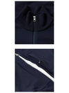 Men's Logo Patch Zip-up Jacket Navy - MONCLER - BALAAN 6