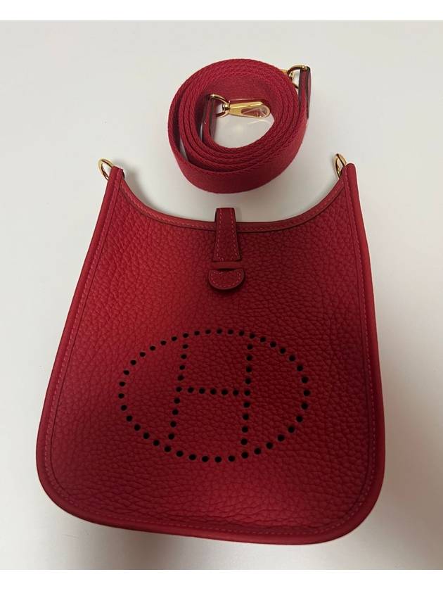 Evelyne 16 Amazon Cross Bag Red - HERMES - BALAAN 2