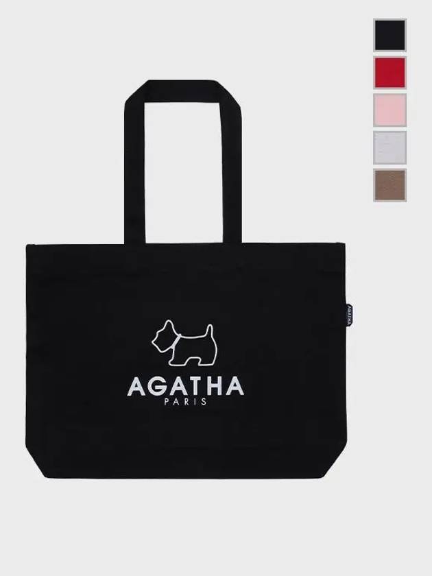 Canvas Shopper ECCO Bag AGT211 537 - AGATHA APPAREL - BALAAN 3