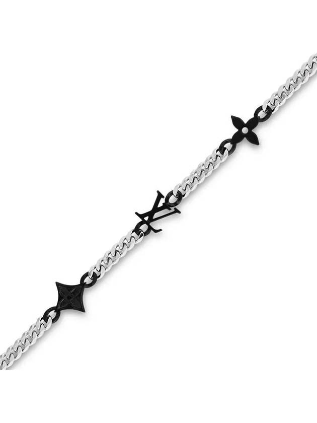 Monogram Row Necklace Silver - LOUIS VUITTON - BALAAN 3