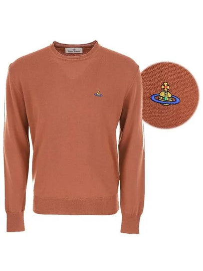 Men's ORB Embroidered Logo Wool Knit Top Akron - VIVIENNE WESTWOOD - BALAAN 2