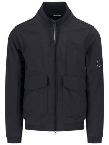 Shell-R Bomber Jacket Black - CP COMPANY - BALAAN 1