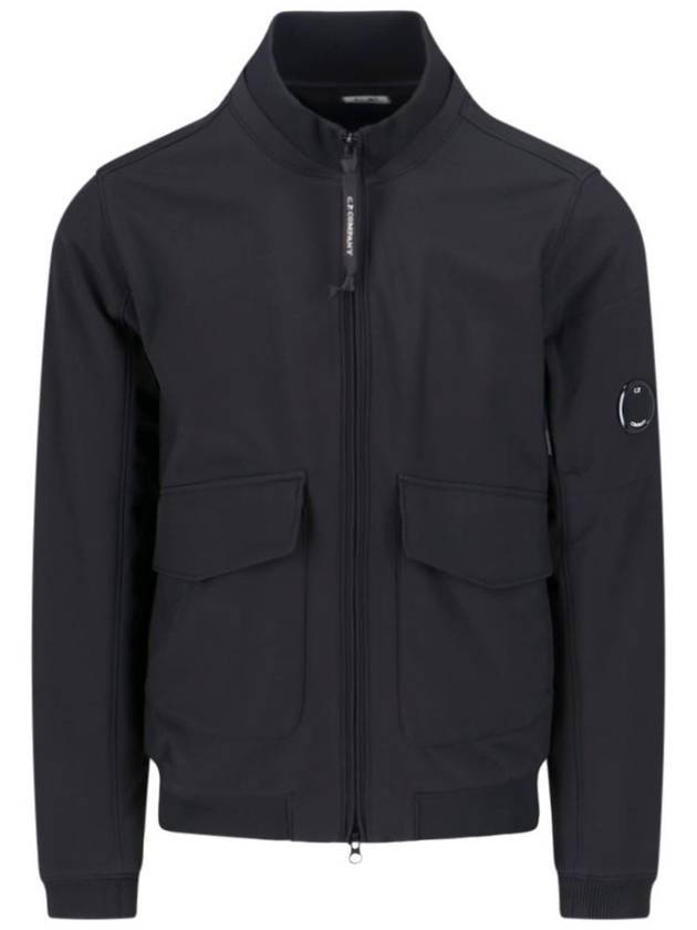 Shell-R Bomber Jacket Black - CP COMPANY - BALAAN 1